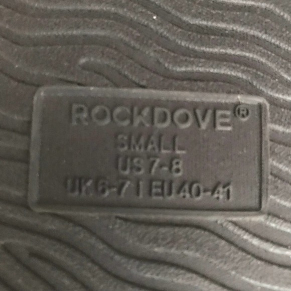 Rockdove Slippers Black and Green NWOT Size Small 7-8 - Picture 8 of 8